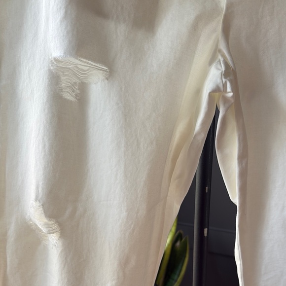 Gap Khakis Broken In Straight Off White Size 8 - Picture 8 of 9